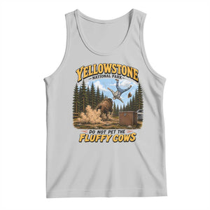 Yellowstone National Park Do Not Pet The Fluffy Cows Bison Tank Top