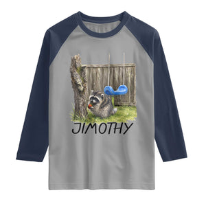 Jimothy Raccoon Raglan Shirt Cute Seattle Trash Panda Viral Meme