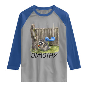 Jimothy Raccoon Raglan Shirt Cute Seattle Trash Panda Viral Meme