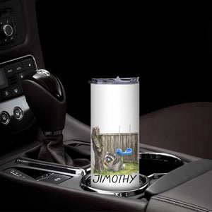 Jimothy Raccoon Skinny Tumbler Cute Seattle Trash Panda Viral Meme
