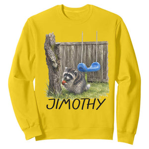 Jimothy Raccoon Sweatshirt Cute Seattle Trash Panda Viral Meme