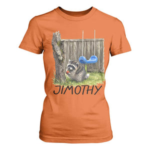 Jimothy Raccoon T Shirt For Women Cute Seattle Trash Panda Viral Meme