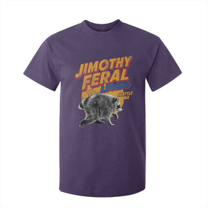 Vintage Jimothy Raccoon T Shirt For Kid Feral Legend Seattle WA Trash Panda Meme