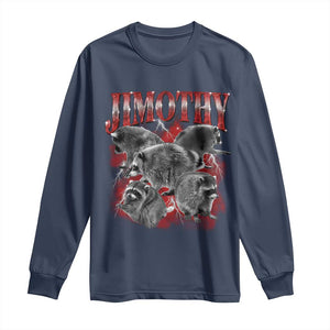 Jimothy Raccoon Long Sleeve Shirt Vintage 90s Bootleg Rap Style Funny Meme