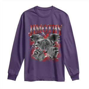 Jimothy Raccoon Long Sleeve Shirt Vintage 90s Bootleg Rap Style Funny Meme