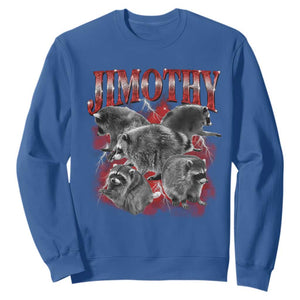 Jimothy Raccoon Sweatshirt Vintage 90s Bootleg Rap Style Funny Meme