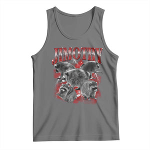 Jimothy Raccoon Tank Top Vintage 90s Bootleg Rap Style Funny Meme