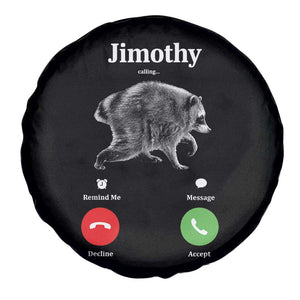Jimothy Calling Phone Call Seattle Raccoon Spare Tire Cover