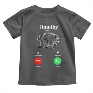 Jimothy Calling Phone Call Seattle Raccoon Toddler T Shirt