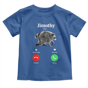 Jimothy Calling Phone Call Seattle Raccoon Toddler T Shirt