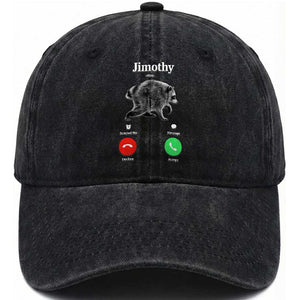 Jimothy Calling Phone Call Seattle Raccoon Washed Cotton Baseball Cap TS10 Print Your Wear