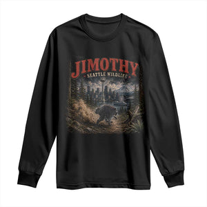 Vintage Jimothy Seattle Wildlife Raccoon Meme Long Sleeve Shirt