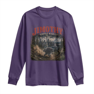 Vintage Jimothy Seattle Wildlife Raccoon Meme Long Sleeve Shirt