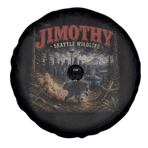 Vintage Jimothy Seattle Wildlife Raccoon Meme Spare Tire Cover