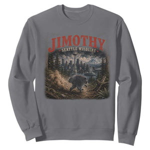 Vintage Jimothy Seattle Wildlife Raccoon Meme Sweatshirt