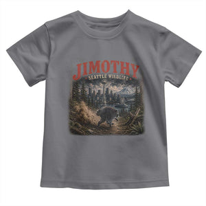 Vintage Jimothy Seattle Wildlife Raccoon Meme Toddler T Shirt