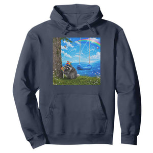 Jimothy Raccoon Dreamcore Hoodie Seattle Trash Panda Gen Z Humor Rainbow Aesthetic