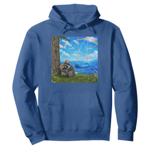 Jimothy Raccoon Dreamcore Hoodie Seattle Trash Panda Gen Z Humor Rainbow Aesthetic