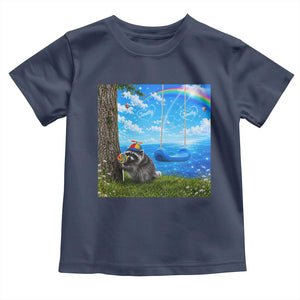 Jimothy Raccoon Dreamcore Toddler T Shirt Seattle Trash Panda Gen Z Humor Rainbow Aesthetic