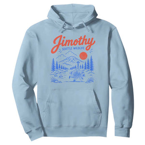 Jimothy Seattle Raccoon Hoodie Vintage Graphic Viral Short Spine Trash Panda Wildlife