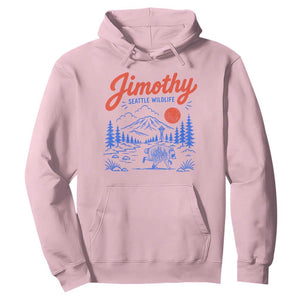 Jimothy Seattle Raccoon Hoodie Vintage Graphic Viral Short Spine Trash Panda Wildlife
