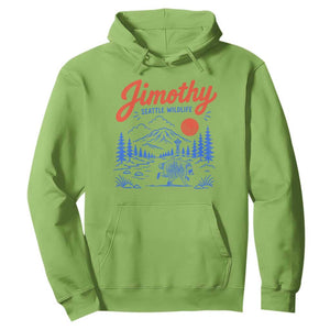 Jimothy Seattle Raccoon Hoodie Vintage Graphic Viral Short Spine Trash Panda Wildlife
