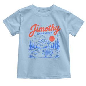 Jimothy Seattle Raccoon Toddler T Shirt Vintage Graphic Viral Short Spine Trash Panda Wildlife