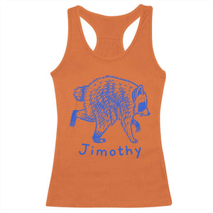 Jimothy Viral Raccoon Racerback Tank Top Funny Trash Panda Wildlife