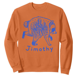Jimothy Viral Raccoon Sweatshirt Funny Trash Panda Wildlife
