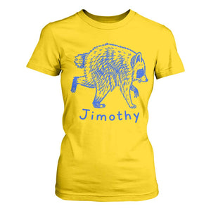 Jimothy Viral Raccoon T Shirt For Women Funny Trash Panda Wildlife