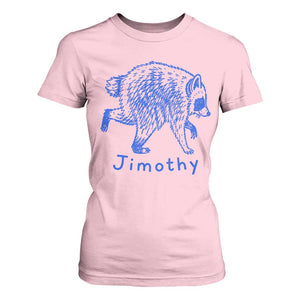 Jimothy Viral Raccoon T Shirt For Women Funny Trash Panda Wildlife