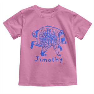 Jimothy Viral Raccoon Toddler T Shirt Funny Trash Panda Wildlife