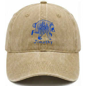 Jimothy Viral Raccoon Washed Cotton Baseball Cap Funny Trash Panda Wildlife