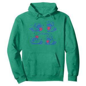 Funny Jimothy Viral Raccoon Hoodie Cute Baby Trash Panda Strawberry
