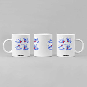Funny Jimothy Viral Raccoon Coffee Mug Cute Baby Trash Panda Strawberry