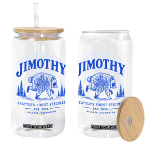 Jimothy Viral Raccoon From Seattle Glass Can Funny Trash Panda Wildlife Seattle Feral Legend