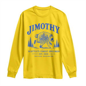 Jimothy Viral Raccoon From Seattle Long Sleeve Shirt Funny Trash Panda Wildlife Seattle Feral Legend