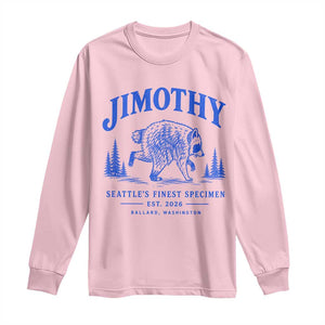Jimothy Viral Raccoon From Seattle Long Sleeve Shirt Funny Trash Panda Wildlife Seattle Feral Legend