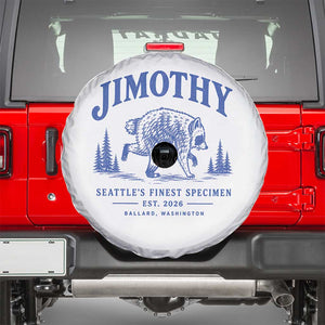 Jimothy Viral Raccoon From Seattle Spare Tire Cover Funny Trash Panda Wildlife Seattle Feral Legend