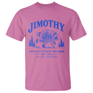Jimothy Viral Raccoon From Seattle T Shirt Funny Trash Panda Wildlife Seattle Feral Legend