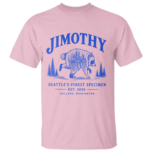Jimothy Viral Raccoon From Seattle T Shirt Funny Trash Panda Wildlife Seattle Feral Legend