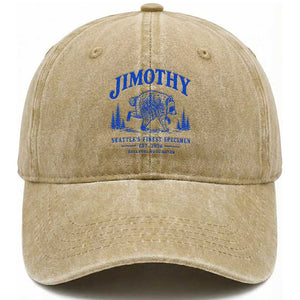 Jimothy Viral Raccoon From Seattle Washed Cotton Baseball Cap Funny Trash Panda Wildlife Seattle Feral Legend