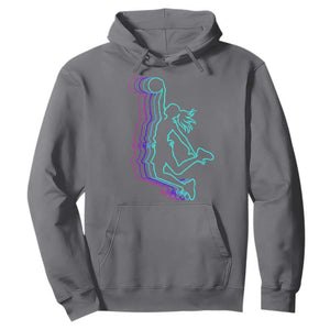 Basketball Girl Hoodie Player Slam Dunk Teens Girls TS10 Charcoal Print Your Wear