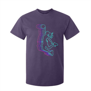 Basketball Girl T Shirt For Kid Player Slam Dunk Teens Girls TS10 Purple Print Your Wear