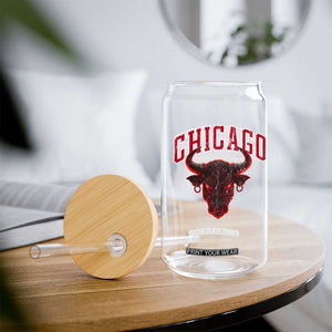 Retro Chicago Glass Can Bulls Mascot Team Spirit Vintage Basketball Fan TS10 Print Your Wear