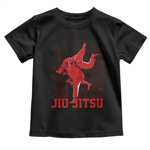 Brazilian Jiu Jitsu Toddler T Shirt BJJ Distressed TS10 Black Print Your Wear