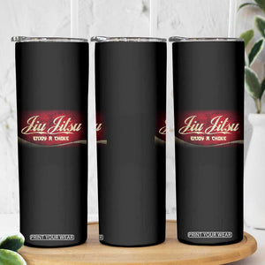 Funny Brazilian Jiu Jitsu Skinny Tumbler BJJ Tactical Hugging Choke Jiujitsu Martial Arts TS10 Print Your Wear