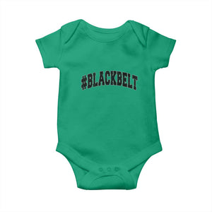 Martial Arts Karate Black Belt Baby Onesie Retro Varsity Vintage TS10 Irish Green Print Your Wear