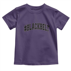 Martial Arts Karate Black Belt Toddler T Shirt Retro Varsity Vintage TS10 Purple Print Your Wear