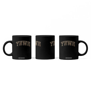 Camo YHWH Coffee Mug Christianity Jesus Preppy Christian Faith Bible Verse TS10 Print Your Wear